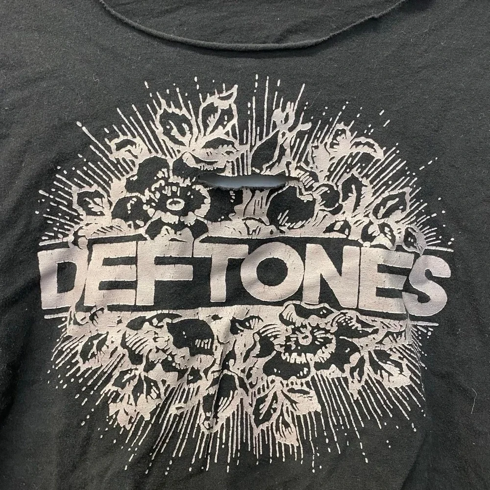 Vintage Y2K Deftones Music Alternative Women's Band Tee T-Shirt Size Small